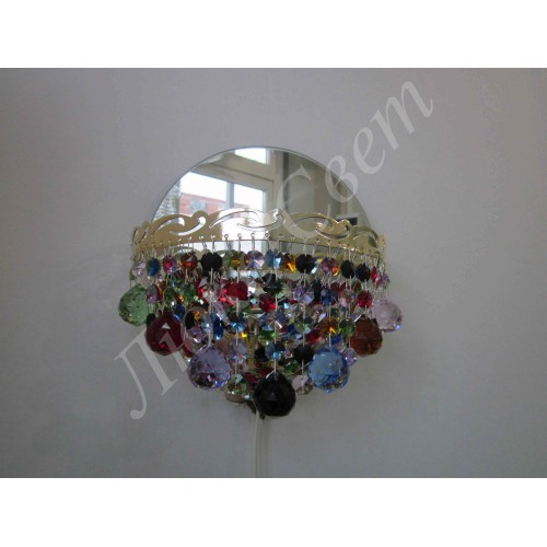 Бра Анжелика Разноцветная в Новокузнецке Гусь Хрустальный