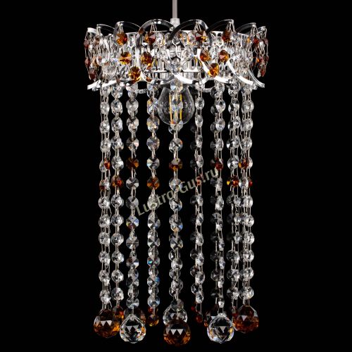 Барная люстра Астра №1 шар 30 длинная Чайная в Новокузнецке Гусь Хрустальный