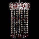 Барная люстра Астра №1 шар 30 длинная Красная в Новокузнецке Барная люстра Астра №1 шар 30 длинная Красная в Новокузнецке