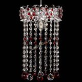 Барная люстра Астра №1 шар 30 длинная Красная в Новокузнецке Барная люстра Астра №1 шар 30 длинная Красная в Новокузнецке