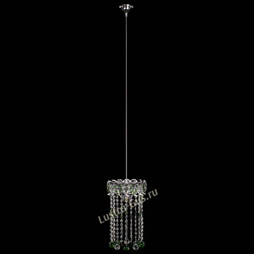 Барная люстра Астра №1 шар 30 длинная Зеленая в Новокузнецке Барная люстра Астра №1 шар 30 длинная Зеленая в Новокузнецке