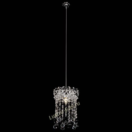 Барная люстра Астра №1 шар 30 черная в Новокузнецке Гусь Хрустальный