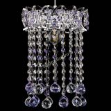 Барная люстра Астра №1 шар 30 фиолетовая в Новокузнецке