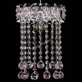 Барная люстра Астра №1 шар 30 розовая в Новокузнецке