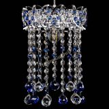 Барная люстра Астра №1 шар 30 синяя в Новокузнецке Барная люстра Астра №1 шар 30 синяя в Новокузнецке