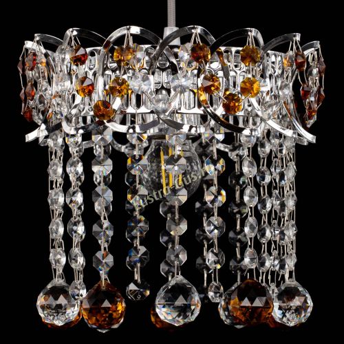 Барная люстра Астра №1 шар чайная в Новокузнецке Гусь Хрустальный