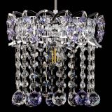 Барная люстра Астра №1 шар фиолетовая в Новокузнецке Барная люстра Астра №1 шар фиолетовая в Новокузнецке