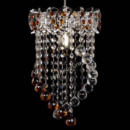 Барная люстра Астра №1 Сигма чайная в Новокузнецке Гусь Хрустальный