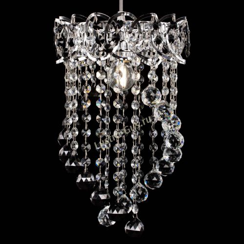 Барная люстра Астра №1 Сигма черная в Новокузнецке Гусь Хрустальный
