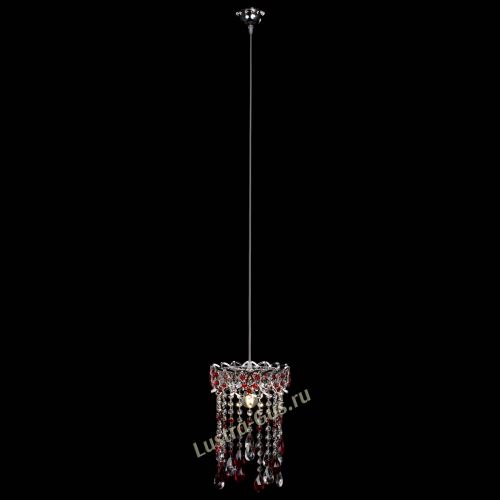 Барная люстра Астра №1 журавлик Красная в Новокузнецке Гусь Хрустальный