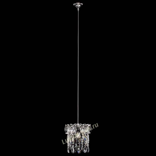 Барная люстра Астра №1 черная в Новокузнецке Гусь Хрустальный