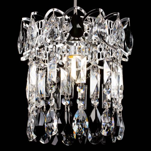 Барная люстра Астра №1 черная в Новокузнецке Гусь Хрустальный