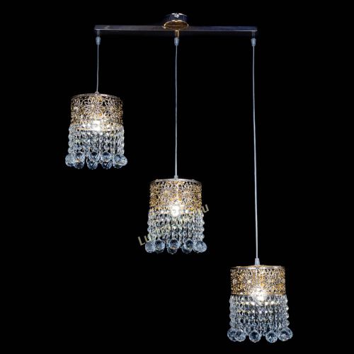 Барная люстра Восток №3 в Новокузнецке Гусь Хрустальный