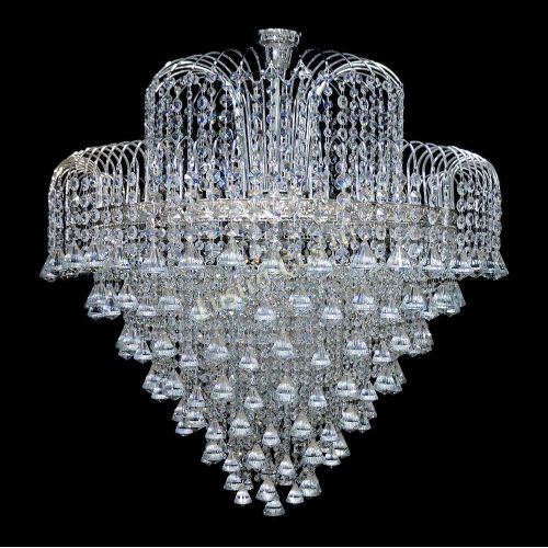 Люстра Агата №15 Конус в Новокузнецке Гусь Хрустальный