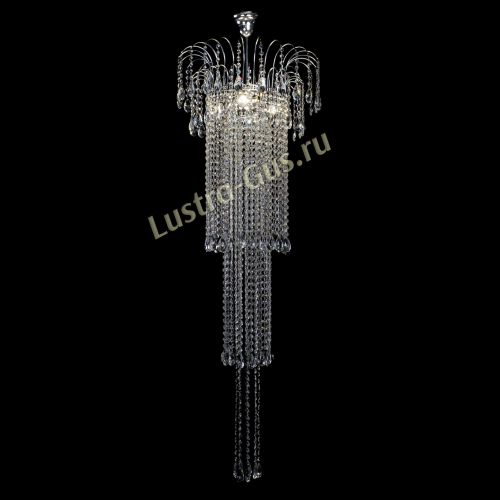 Люстра Агата длинная в Новокузнецке Гусь Хрустальный