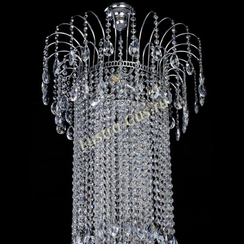 Люстра Агата длинная в Новокузнецке Гусь Хрустальный