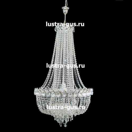 Люстра Александра (с подвесками баден,пластина) в Новокузнецке Гусь Хрустальный
