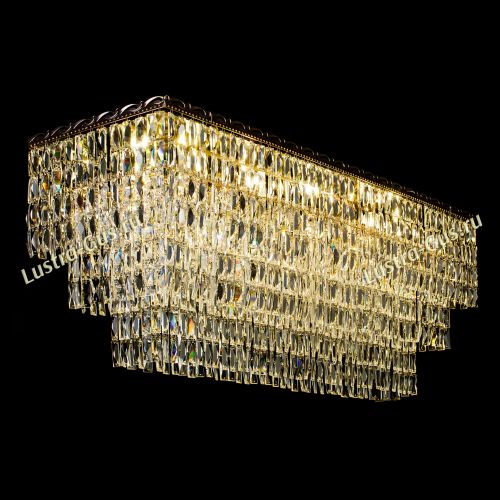 Люстра Четырехугольник Пластинка в Новокузнецке Гусь Хрустальный