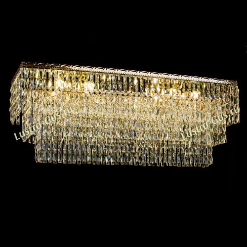 Люстра Четырехугольник Пластинка в Новокузнецке Гусь Хрустальный