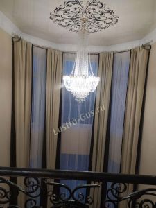 Люстра Екатерина большая с подвесом в Новокузнецке отзыв и фото покупателя