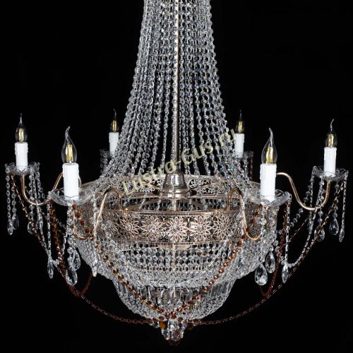 Люстра Елизавета Восток чайная в Новокузнецке Гусь Хрустальный