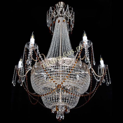 Люстра Елизавета Восток чайная в Новокузнецке Гусь Хрустальный