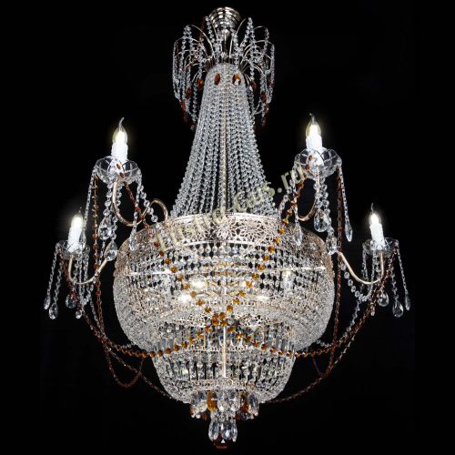 Люстра Елизавета Восток чайная в Новокузнецке Гусь Хрустальный