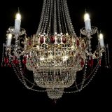 Люстра Елизавета красная в Новокузнецке Люстра Елизавета красная в Новокузнецке