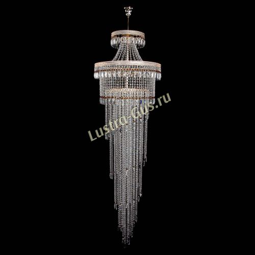 Люстра Флоренция Водопад №8 чайная в Новокузнецке Гусь Хрустальный