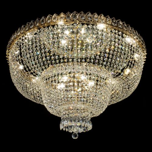 Люстра Хрустальный Каскад Дворцовый в Новокузнецке Гусь Хрустальный