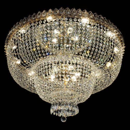 Люстра Хрустальный Каскад Дворцовый в Новокузнецке Гусь Хрустальный