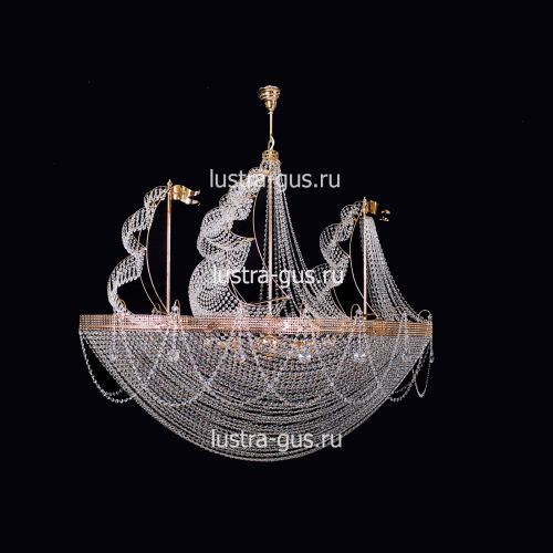 Люстра Хрустальный Корвет в Новокузнецке Гусь Хрустальный