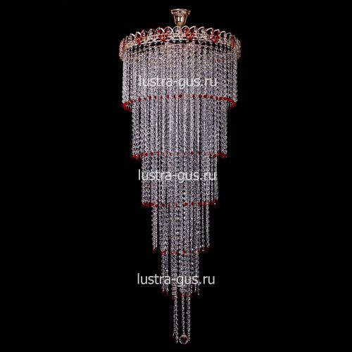 Люстра Капель №8 в Новокузнецке Гусь Хрустальный