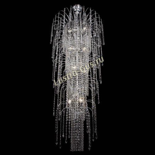 Люстра Каскад Винтовой в Новокузнецке Гусь Хрустальный