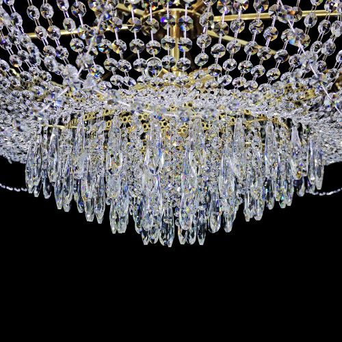 Люстра Хрустальный Каскад №12 Королевский в Новокузнецке Гусь Хрустальный