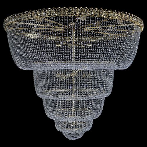 Люстра Хрустальный Каскад №48 5 ярусов в Новокузнецке Гусь Хрустальный