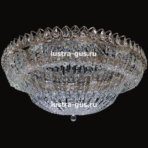 Люстра Кольцо Купол Пластинка 1000 мм в Новокузнецке Гусь Хрустальный