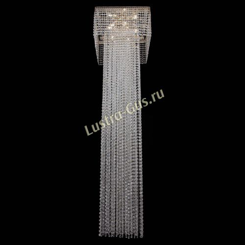 Люстра Колонна Квадрат Длинный в Новокузнецке Гусь Хрустальный