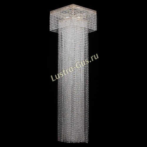 Люстра Колонна Квадрат Длинный в Новокузнецке Гусь Хрустальный