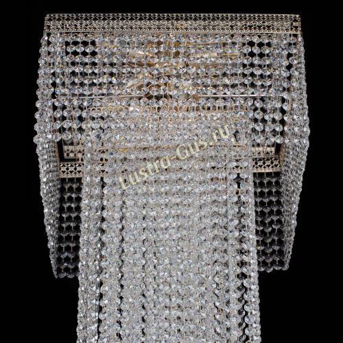 Люстра Колонна Квадрат Длинный в Новокузнецке Гусь Хрустальный