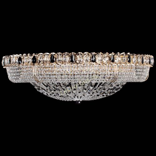 Люстра Кольцо Классика №12 черная в Новокузнецке Гусь Хрустальный