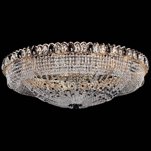 Люстра Кольцо Классика №12 черная в Новокузнецке Гусь Хрустальный