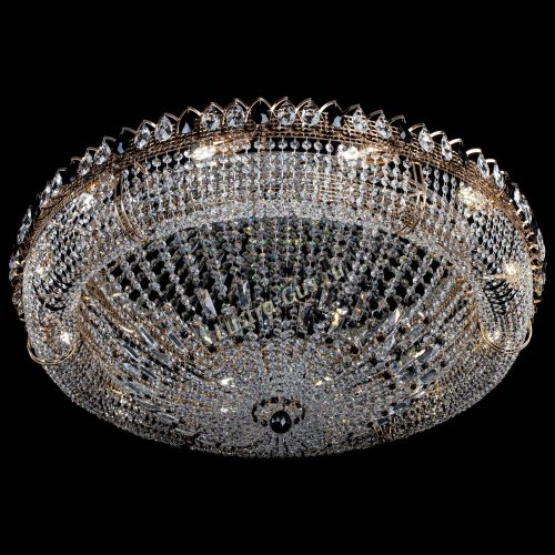 Люстра Кольцо Классика №12 черная в Новокузнецке Гусь Хрустальный