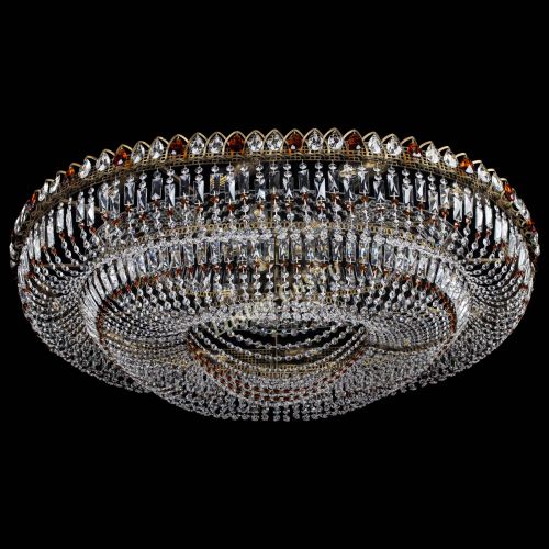 Люстра Кольцо Овал №17 под бронзу чайная в Новокузнецке Гусь Хрустальный