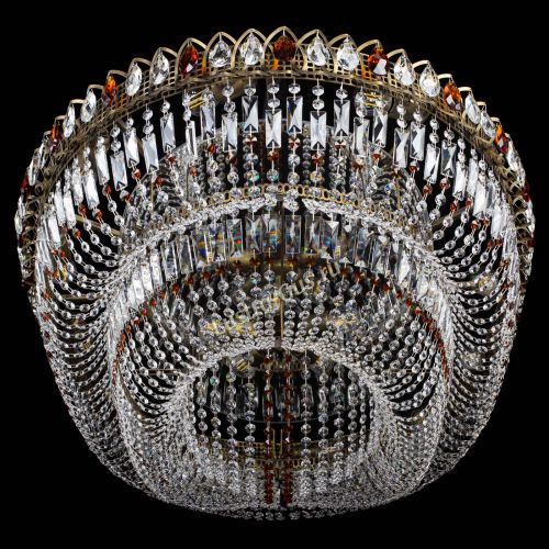 Люстра Кольцо Овал №17 под бронзу чайная в Новокузнецке Гусь Хрустальный