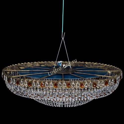 Люстра Кольцо Овал №17 под бронзу чайная в Новокузнецке Гусь Хрустальный