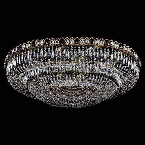 Люстра Кольцо Овал №17 под бронзу черная в Новокузнецке Гусь Хрустальный