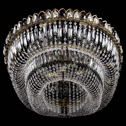 Люстра Кольцо Овал №17 под бронзу черная в Новокузнецке Гусь Хрустальный