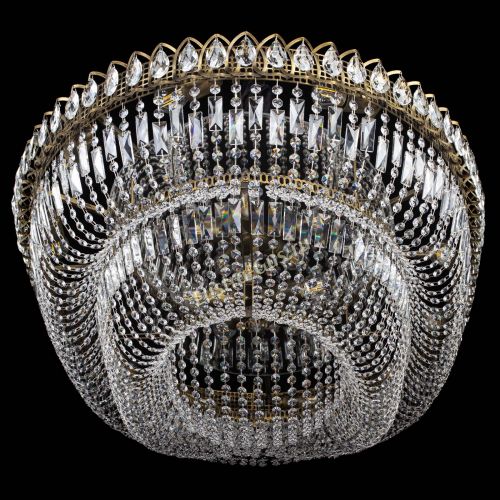 Люстра Кольцо Овал №17 под бронзу в Новокузнецке Гусь Хрустальный