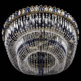 Люстра Кольцо Овал №17 под бронзу синяя в Новокузнецке